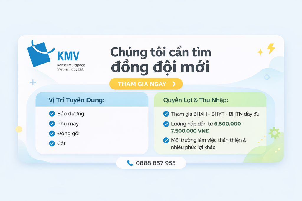 KMV tuyển dụng